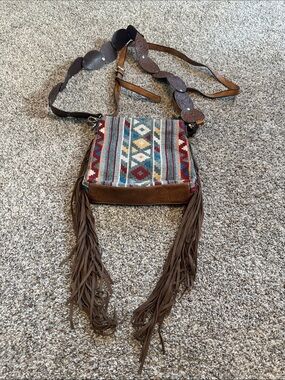 Angel Ranch Southwest Fringe Crossbody Concealed Carry Bag
